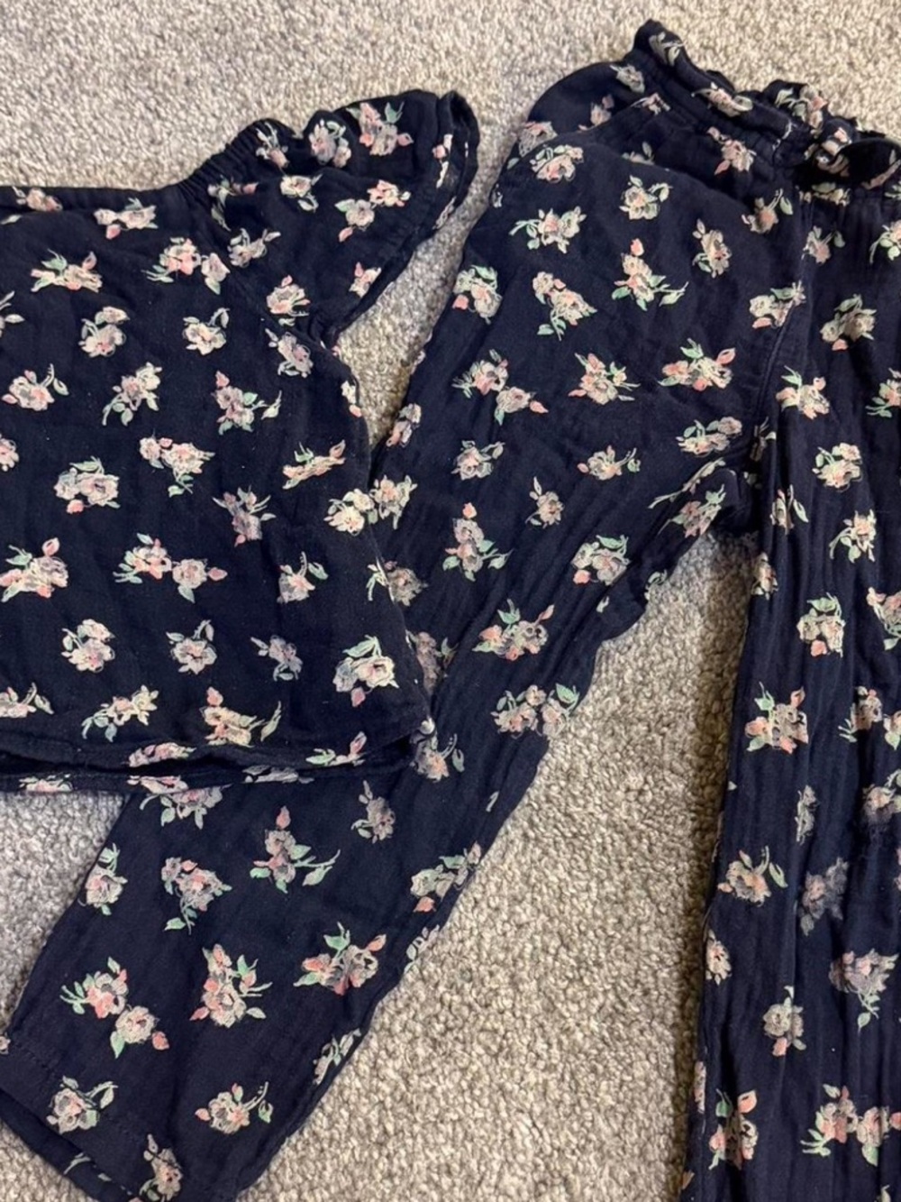 GAP Navy Floral Two-Piece Matching Set